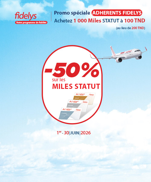 Offre 50% - MILES - JUIN 2026